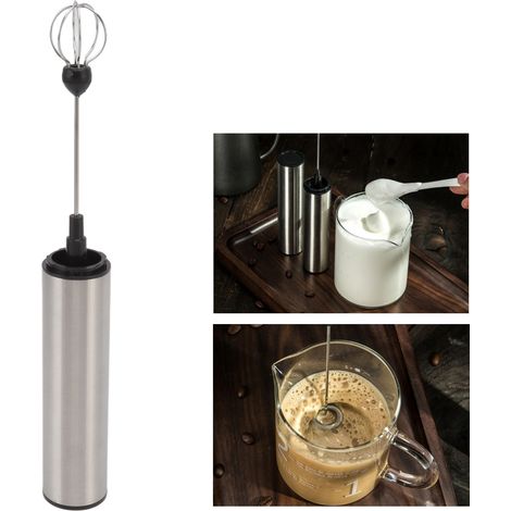 Mini-tragbarer elektrischer Milchaufschäumer für Zuhause, zum Backen und für Cafés, automatischer Schneebesen für Eier und Milch. (1/5)