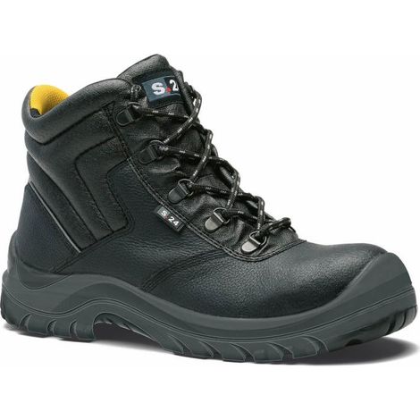 Sicherheitsschuhe S24 BOA S3 - Schwarzes genarbtes Leder - Größe 36 - 5132