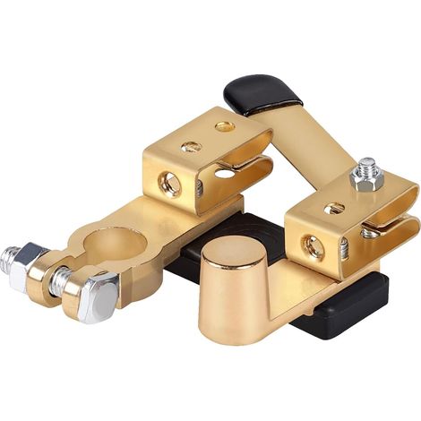 Interruttore di disconnessione batteria 12V 24V, isolatore batteria auto a 2 vie con interruttore a lama, interruttore a lama per terminali batteria per imbarcazioni, camion, camper, ATV