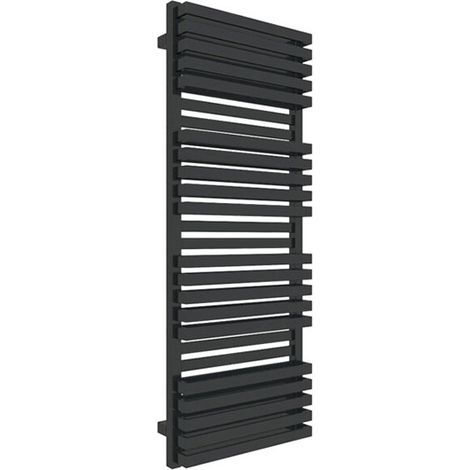 Kombinierter Heizkörper in Schwarz - (HxL) 1185x600 mm - 1200 Watts - 1071 Watt - QUA1185-600BSOAV2N