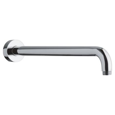 Bras de douche laiton à encastrer coude rond L=300mm