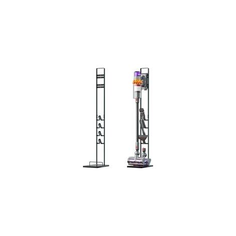 Support aspirateur compatible Dyson DC58, DC59, DC62, DC74, V10, V11 – Aluminium gris foncé – Charge station pour accessoires (1/4)
