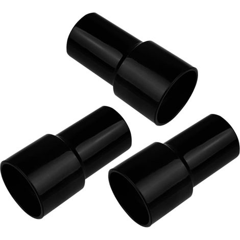 Adaptateur pour Aspirateur de 40mm, Lot de 3, Pp Noir  Convertisseur de Tube, Raccord Entre Flexible et Brosse ou Suceur, Pièce de Rechange pour Entretien (1/4)