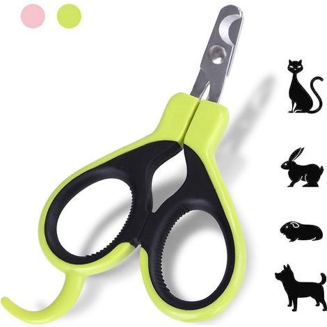 (vert) ciseaux à griffes de chat, ciseaux à ongles pour chiens, lapins, oiseaux et petits animaux (1/5)