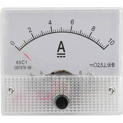 Ampèremètre analogique et voltmètre professionnel durable 2,5 précision CC 85 courant analogique C1 (DC 0-10 A) (1/5)