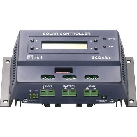 Régulateur de charge solaire IVT SCDplus 40A 12 V, 24 V 40 A (1/2)