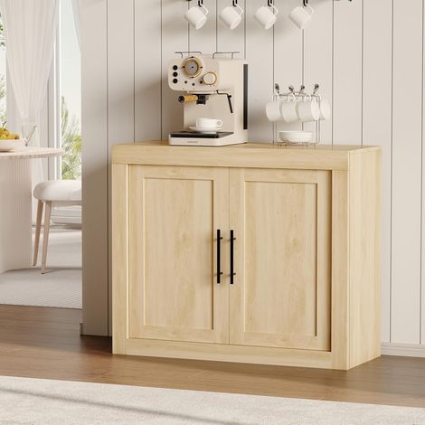 Buffet Moderne en Bois 90 cm, Meuble de Rangement Bas, Commode Sideboard pour Salle à Manger, Salon ou Cuisine (1/5)