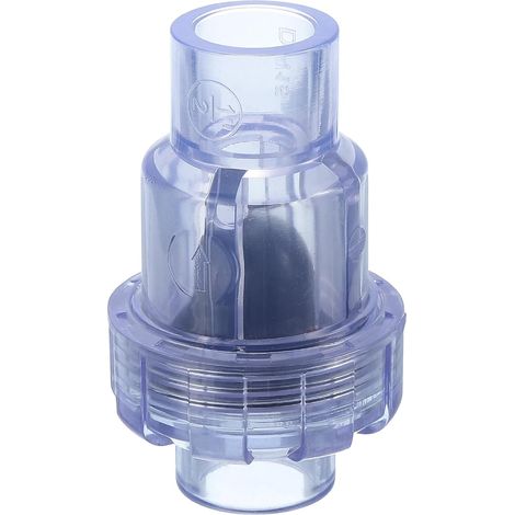 Clapet Anti-Retour UPVC 20mm ID Clapet Anti-Retour Transparent (1/5)