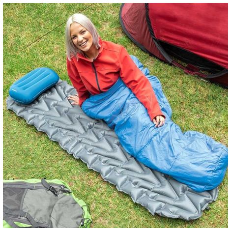 ULTRALIGHT : Matelas et Oreiller Gonflables Spécial Camping et Bivouac (1/5)