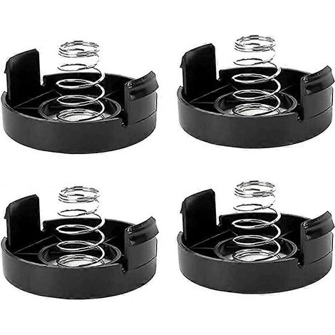 4 capuchons de couvercle de bobine 682378-02 avec ressort, compatibles avec Black + Decker GLC12 GL250 GL310 GL360 St (1/5)