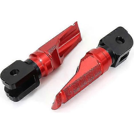 Motorrad-Fußrasten vorne, passend für Suzuki GSR600, GSX-R600, GSX-R750, GSX-R1000, GSX-S125, GSX-S1000, SV650, Katana, DL650, V-Strom – ROT (1/5)