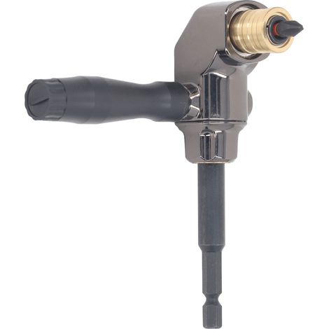 Broca angular de 90° para taladro eléctrico, cromo vanadio, con mango  Adaptador de ángulo recto para trabajos en esquinas