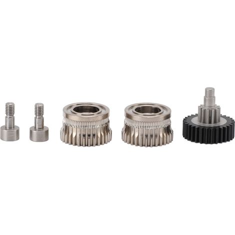 Pignon pour extruder - Roue d'entraînement de filament en nickel trempé, ensemble complet avec vis pour K1C/K1/K1 Maximum (1/5)