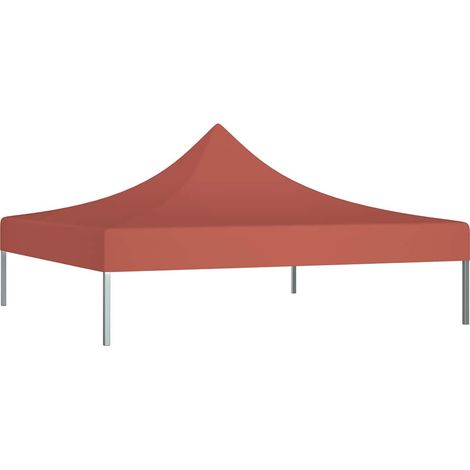 Toit de tente de réception - Toit de tonnelle - Accessoire Tonnelle 2x2 m Terre cuite 270 g/m² fr11341 - Maison La Vie (1/5)