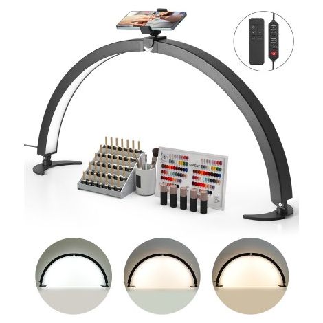Lampe d’Esthéticienne Demi-lune de Table Lampe LED Arc pour (1/5)