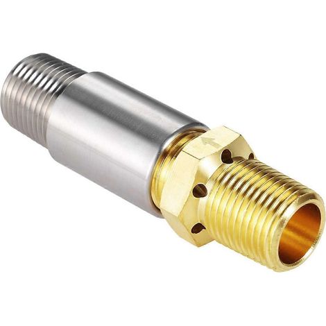 Vanne de mélange d'air de 1/2 pouce pour foyers à propane liquide, vanne de mélange haute capacité de 90 000 BTU, compatible avec les foyers à propane. (1/5)