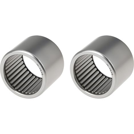 Set of 2 B-1616 needle roller bearings - 1 x 1/4 x 2.5 cm - Suitable for agricultural and construction machinery (1/5)