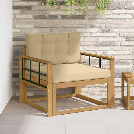 Teenpull – Outdoor Mittelsofa Polyester Weiß (1/5)