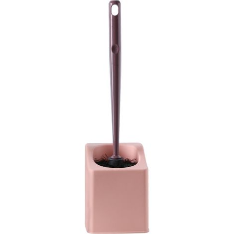 Brosse WC vidable avec siège(rose) (1/5)