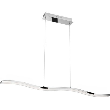 [GEBRAUCHT] B-Ware Nova Luce Pendelleuchte Hängeleuchte LED CESENA Chrom Warmweiß 105 cm 42 W Lampe (1/2)