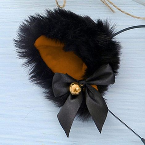 Cosplay-Katzenohren-Stirnband für Mädchen – Niedliches Plüsch-Kostümaccessoire (1/3)