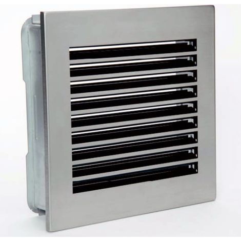 Grille d'air froid - En inox 45 x 23 cm (1/3)