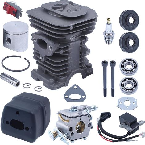For Husqvarna 136 137 141 For Chainsaw Parts, 38mm Cylinder Kit, 530069940, 530055128, 530016044, 545006044, 530071987, 530019172, 530035482, 530039143 (1/5)
