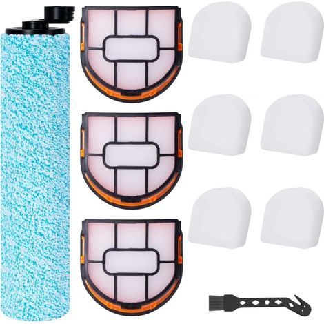 Shark HydroVac WD210EU Kit d'accessoires pour sols durs sans fil 1 brosse à rouleau + 3 filtres + 6 ouates filtrantes + 1 brosse de nettoyage (1/4)