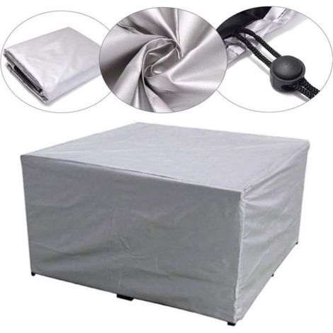 Housse De Mobilier De Jardin - Oxford Ripstop - Imperméable Coupe-Vent Anti-Poussière - 120 X 60 X 90 Cm - 1 Pièce (1/5)