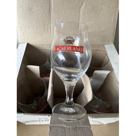 Lot de 6 verres à bière Ackerland - 25 cl - VAP - Neufs