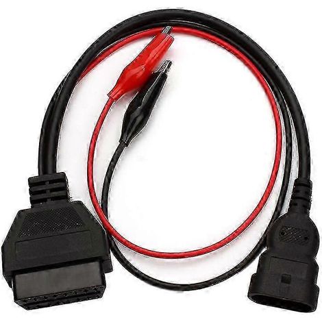 Adaptateur OBDII OBD2 OBD-II 3 broches vers 16 broches pour Fiat, Alfa Romeo et Lancia (câble automobile OBD pour Fiat). (1/5)