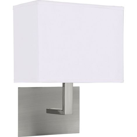 Lampada da parete Faretto Nickel Argento satinato opaco Interruttore dimmerabile Illuminazione (1/5)