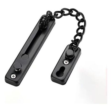 QORVA
-Chaînes de portes, serrure à chaîne de porte antivol, serrure fiable de loquet de porte de chaîne de sécurité de porte dacier inoxydable idéale pour lhôtel à la maison (Noir)..