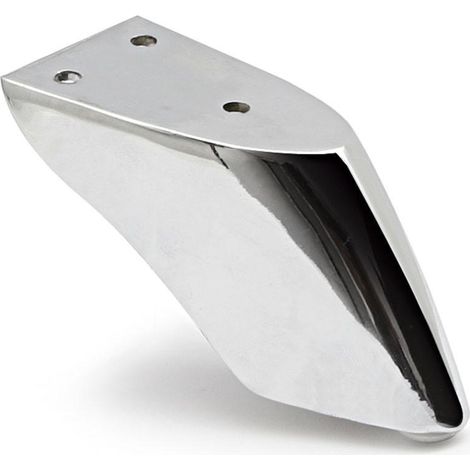 Q&Q pata metal asia h50 cromo , La PATA METAL ASIA H50 CROMO es una pata de mueble o sofá de metal con acabado en cromo y una altura de 50 mm. (1/3)