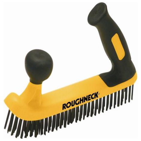 Roughneck Two Handed Wire Brush Soft Grip