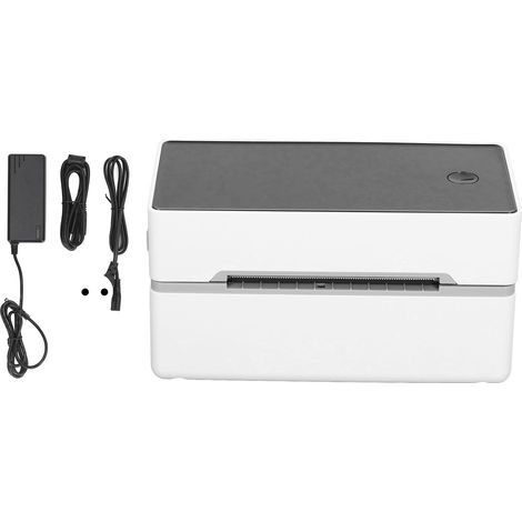 Imprimante thermique avec reconnaissance automatique de codes-barres, imprimante électronique de codes-barres, 100–240 V, port USB, prise européenne (1/5)