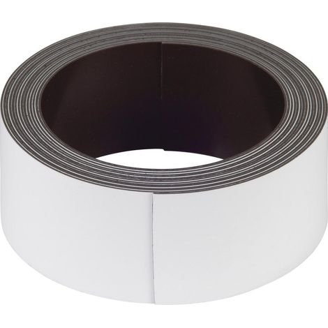 fix-o-moll Magnetband beschriftbar 2,5m x 30,weiß Inhalt: 1 (1/2)