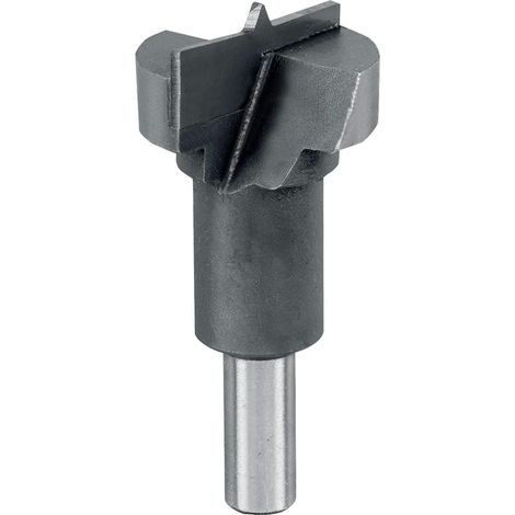 kwb Hart-Metall Scharnier-Loch-Bohrer 26 mm für Topf-Scharniere, Made in Germany, brüniert, abgedrehter Schaft (1/3)