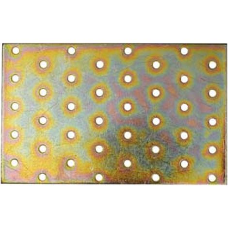 25PZ PIASTRA DI GIUNZIONE DRITTA LARGHEZZA MM.100 - mm.80x100