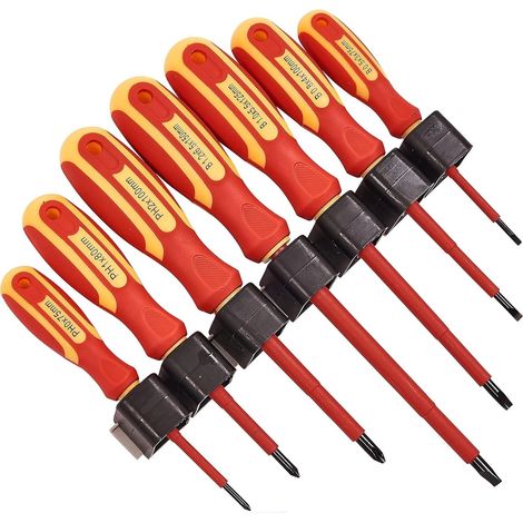 VDE Screwdriver Set 7pc Insulated Interchangeable Electrician 1000V L0650