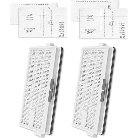 KEEPOW 2 Filtres HEPA + 2 Filtres Moteur pour Miele Complete C3/C2, Compact C1/C2, S8340, Pièce Détachée Aspirateur pour Miele Hepa Airclean SF-HA 50, Filtration De La Poussière et Des Allergènes (1/5)
