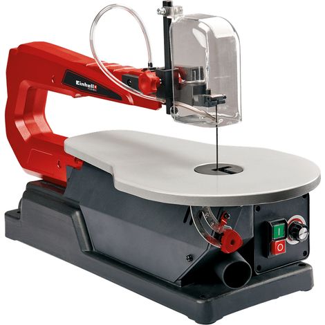 Einhell Scie à chantourner TC-SS 405 E (120 W, Longueur de lame 127 mm, 1600 trs/min) Livré avec lames 80 dents (1/4)