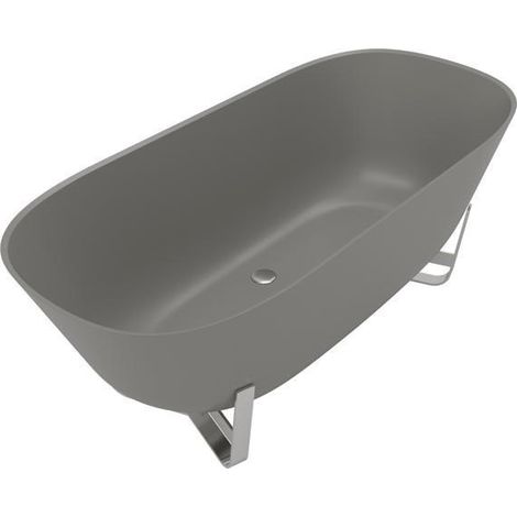 Baignoire VB Antheus 1750x800x620mm Duo Autoportante Gris