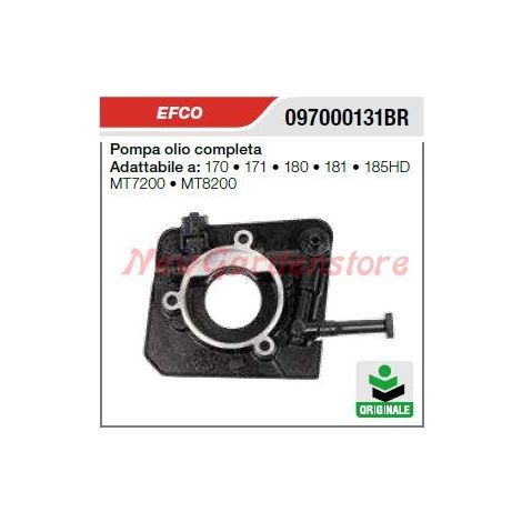 Pompa olio EFCO motosega 170 171 180 181 185HD MT2700 MT8200 097000131BR