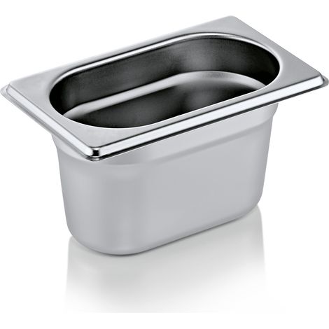 Bac inox GN 1/9 H 100 mm 1 ltr GN CORE - Was Germany