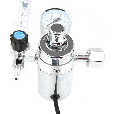 Réducteur de pression de dioxyde de carbone (CO2) avec manomètre pour travaux de soudage 36 V (1/5)