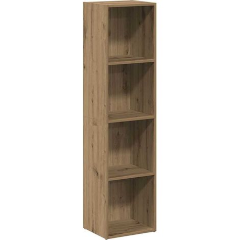 Maison Exclusive - Estantería de madera ingeniería roble artisan (1/5)