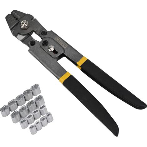 1 Pince à sertir, Câble métallique, Acier carbone, 150 Manchons aluminium, M1.2 M1.5 M2.0, Loisirs créatifs (1/5)