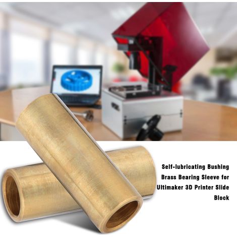 Bague autolubrifiante en laiton pour bloc coulissant d'imprimante 3D Ultimaker, 8 x 11 x 30 mm (1/5)