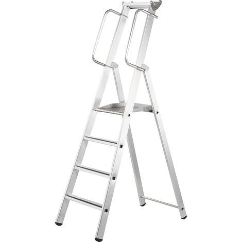 ZARGES 707194 ZARGES Escabeau en aluminium avec marche (1/4)